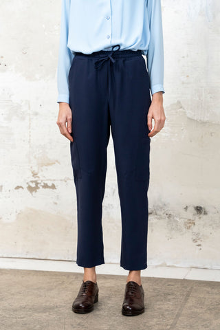 Navy blue Malu trousers