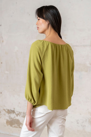 TOP GOMA ESCOTE VERDE