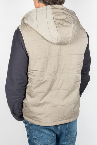 CHALECO CAPUCHA KEELING GRIS