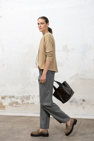 Zoila beige moccasin