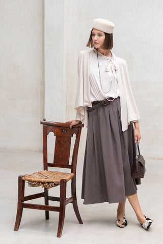 Sombrero casquete Tera arena | Rivera x Alexia Álvarez de Toledo