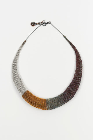 Veiral Multicolour Mesh Necklace