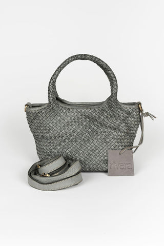 Bolso Serilda mini gris y bronce