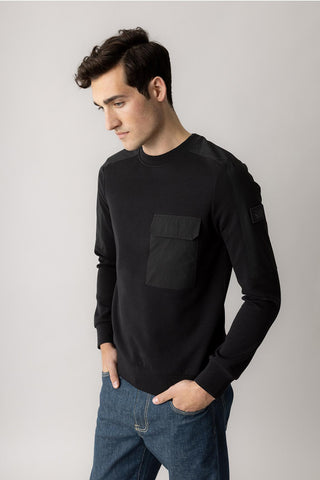 Mos Mosh black Delvik sweatshirt