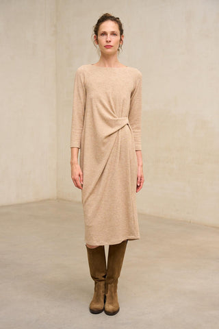 Vestido Belurena beige