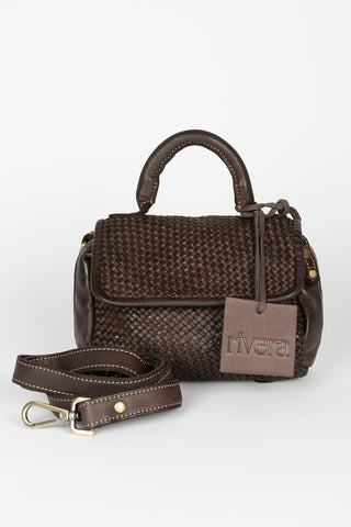 Bruna mini brown bag