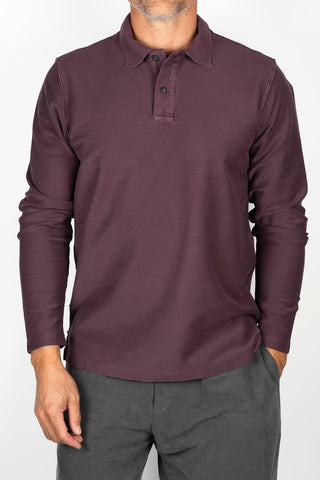 Keeling burgundy Dorelio polo shirt