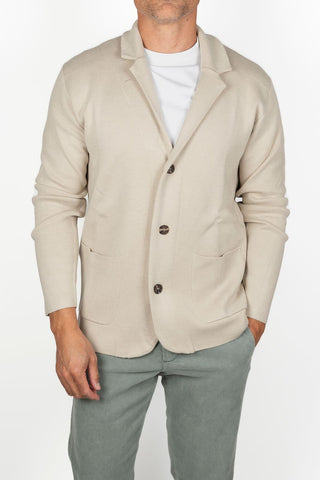 Chaqueta de punto Ascot crudo