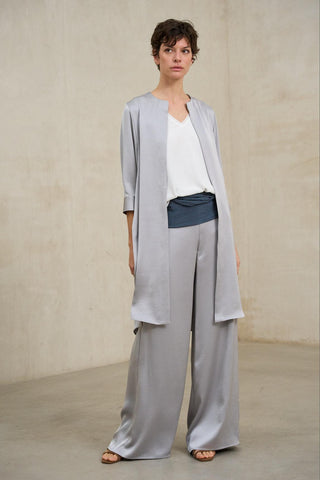 Náyade Blue-Grey Long Blazer