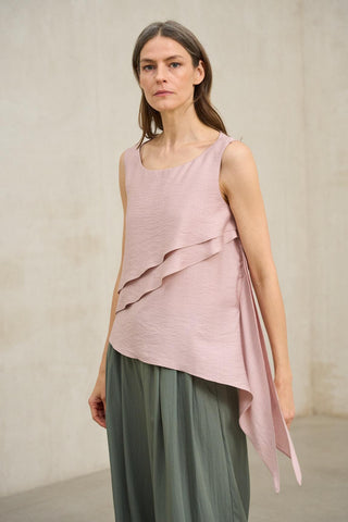 Blusa Alma rosa empolvado