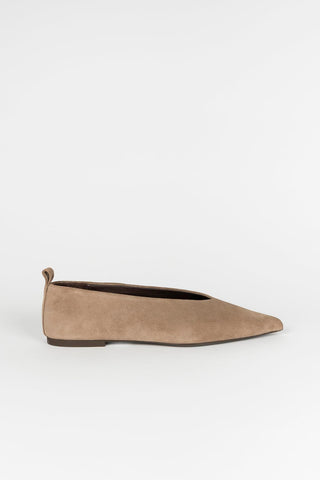 Wanda taupe flats