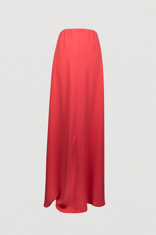 FALDA LARGA FIESTA CORAL