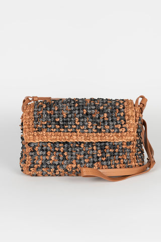 BOLSO AZUL MARRON