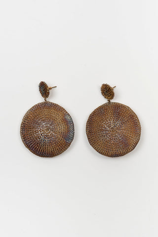 PENDIENTES MALLA TORNASOLADO