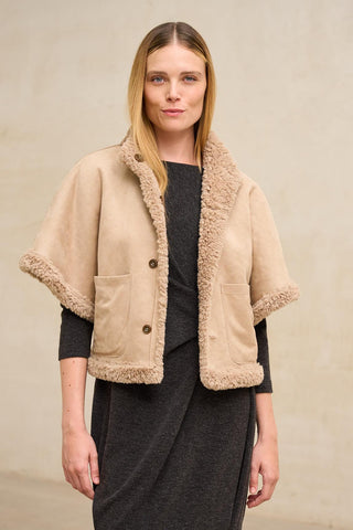 Abrigo Aldoria beige reversible
