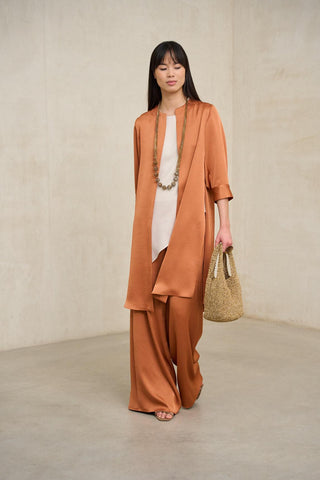 Sorelle orange frock coat