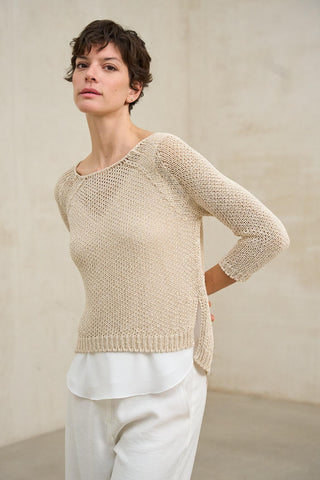 Evela beige sand jersey