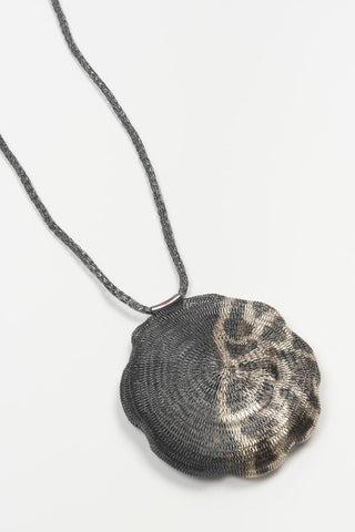 Varna Anthracite Mesh Necklace