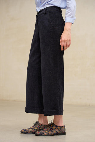 Navy Bore Pants