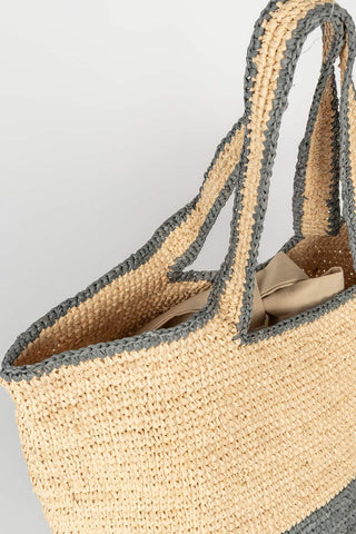 Bolso Nerida mini rafia savia