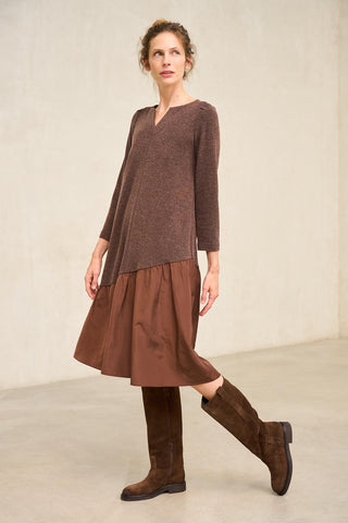 Vestido Esmuria marrón