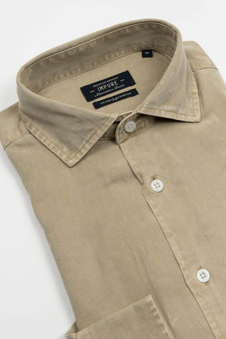 Camisa beige oscuro Impure