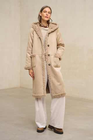 Abrigo Montara beige reversible