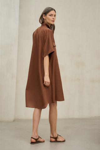 Vestido Orlena marrón