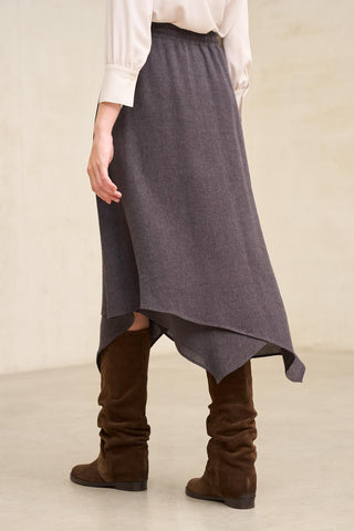 Naila Plum Skirt