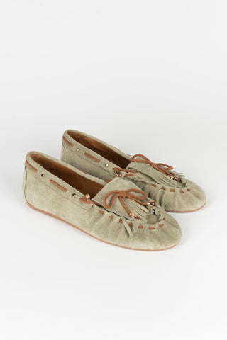 Mocasín Flecco pistacho