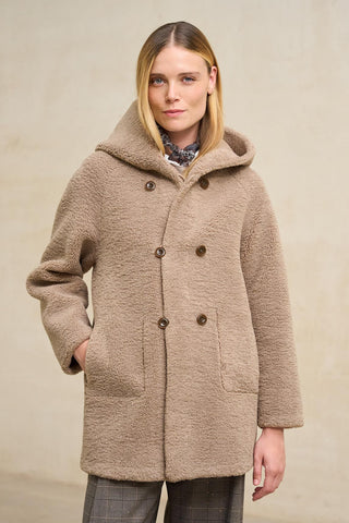 Reversible taupe Verdora coat