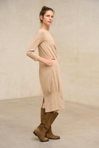 Belurena beige dress