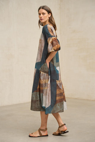 Elvina printed dress