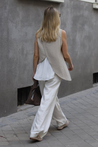 Chaleco Freja piedra