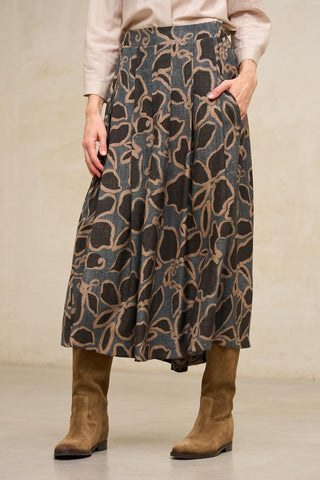 Falda Uris estampado floral
