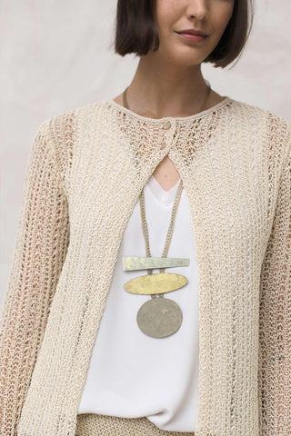 Orvian Brass Necklace FL Private Collection