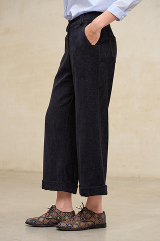Navy Bore Pants