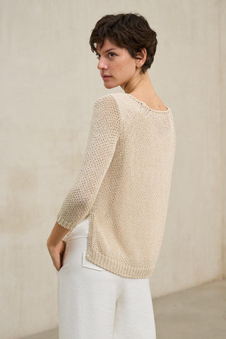 Evela beige sand jersey