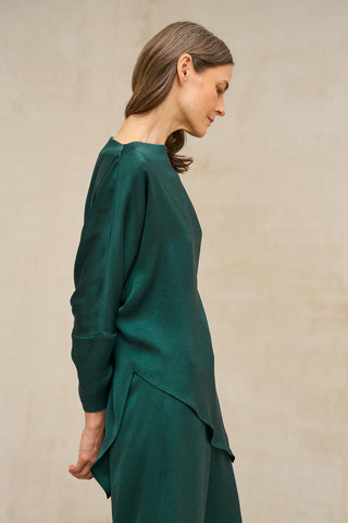 Emerald green Leia blouse