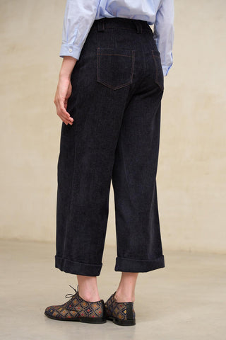 Navy Bore Pants