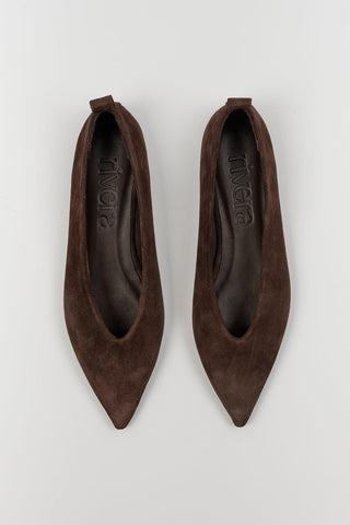 Wanda brown flats