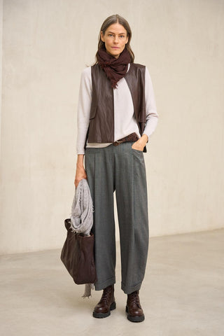 Baru gray pinstripe trousers