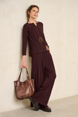 Burgundy Hune trousers