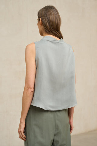 Blusa Nireya gris azulado