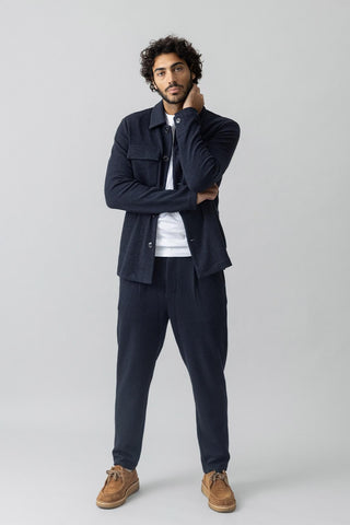Sobrecamisa Austin azul marino Mos Mosh