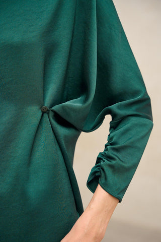 Emerald green Leia blouse