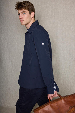 Koike navy blue shirt