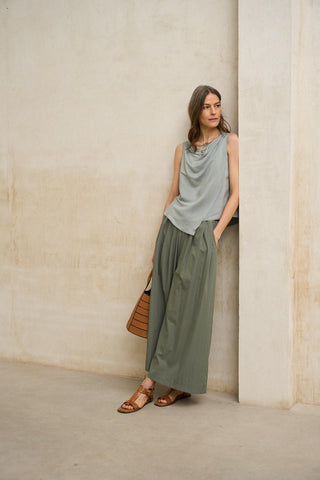 Blusa Nireya gris azulado