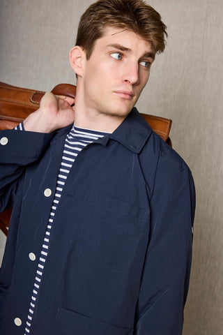 Koike navy blue shirt