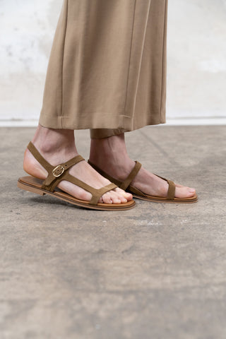 Yvonne camel sandal